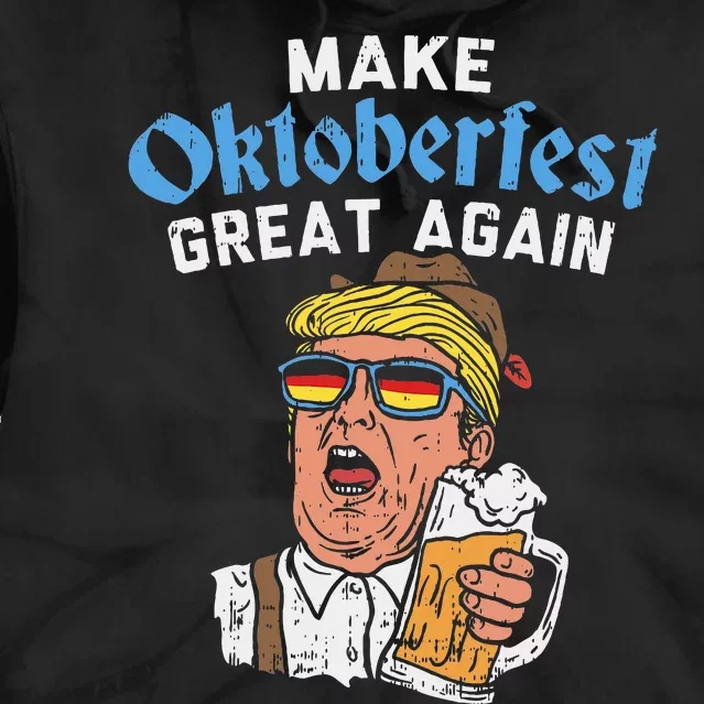 Make Oktoberfest Great Again Funny Trump Drink Beer Mug Gift Tie Dye Hoodie