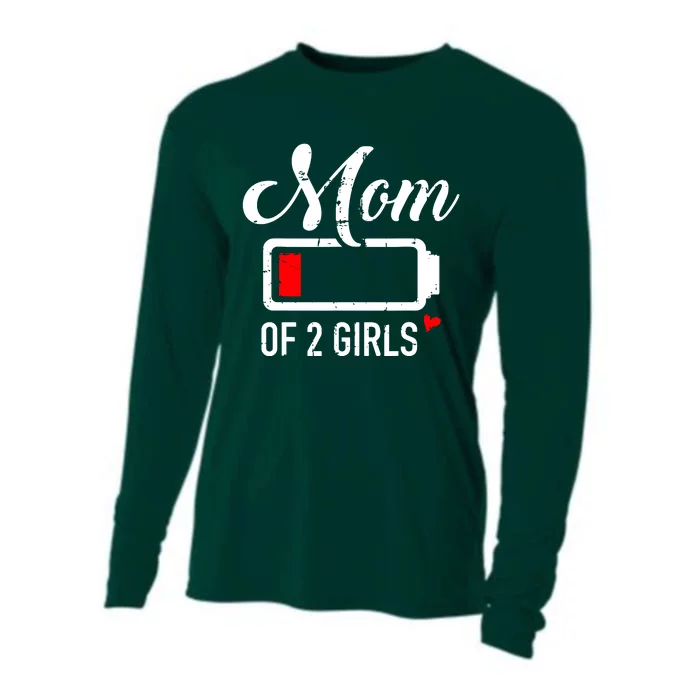 Mom Of Girl Low Battery Cooling Performance Long Sleeve Crew