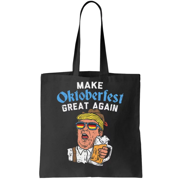 Make Oktoberfest Great Again Funny Trump Drink Beer Mug Gift Tote Bag