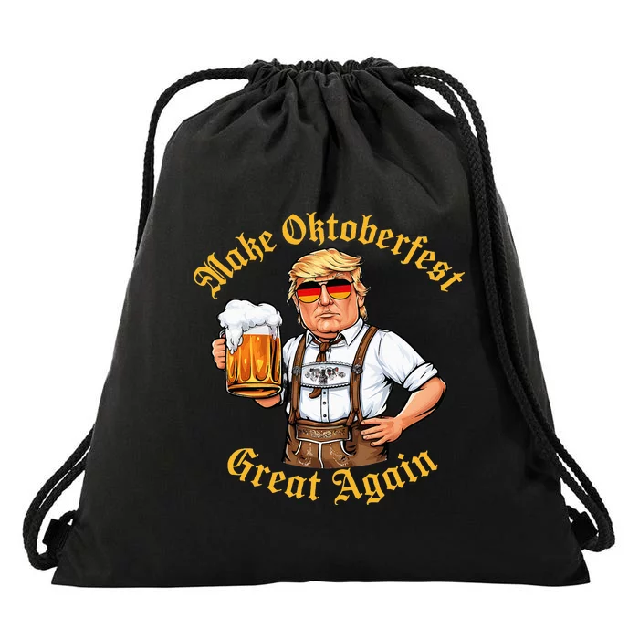 Make Oktoberfest Great Again Drawstring Bag