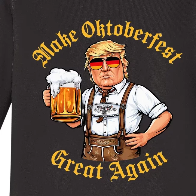 Make Oktoberfest Great Again Baby Long Sleeve Bodysuit