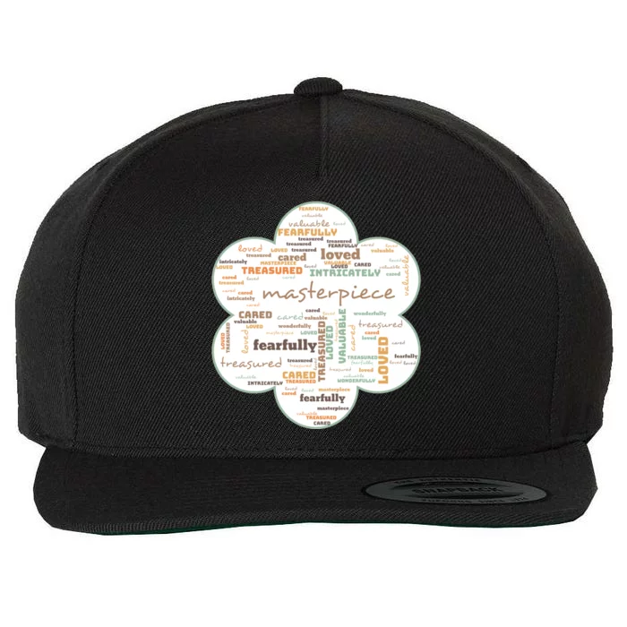 Masterpiece Of God Gift Wool Snapback Cap