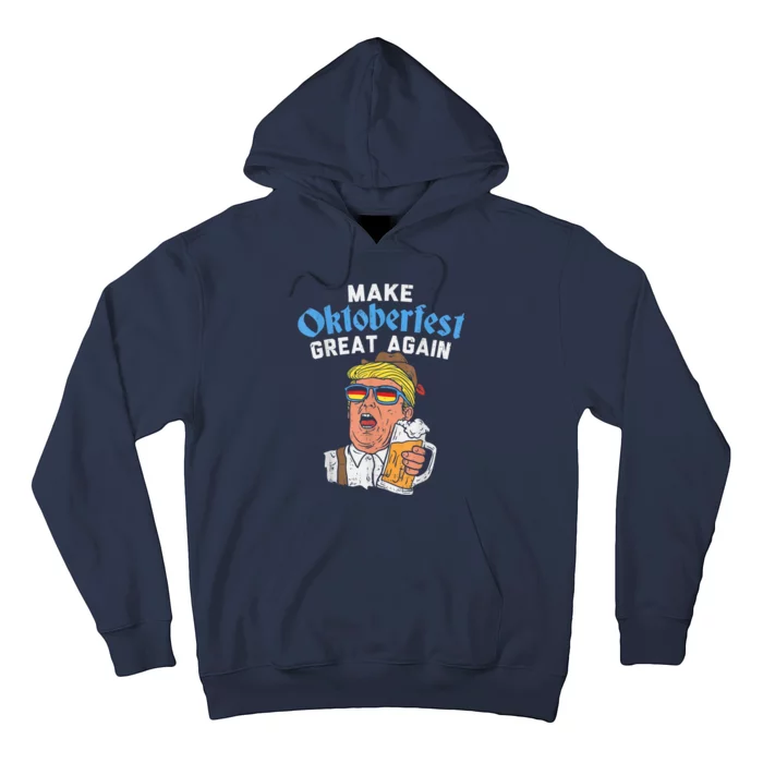 Make Oktoberfest Great Again Funny Trump Drink Beer Mug Hoodie