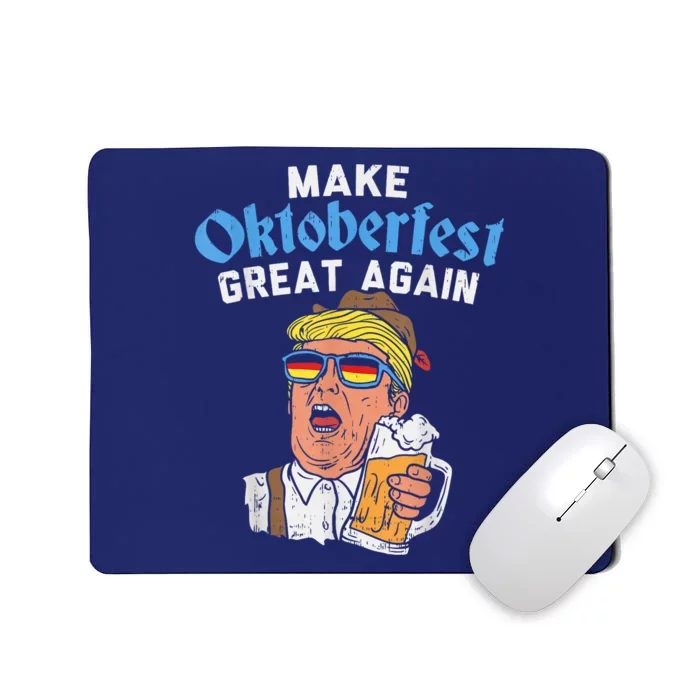 Make Oktoberfest Great Again Funny Trump Drink Beer Mug Mousepad