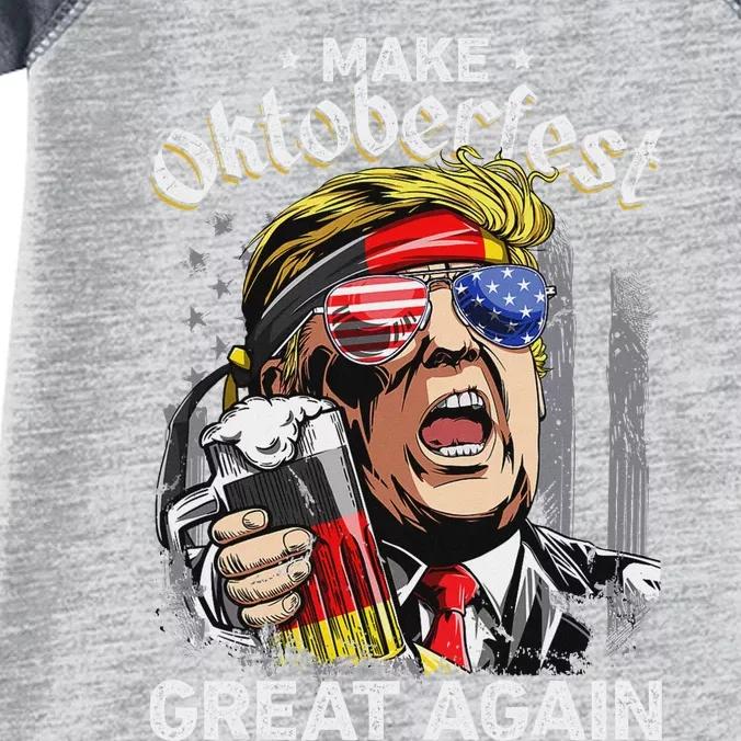 Make Oktoberfest Great Again Trump Infant Baby Jersey Bodysuit