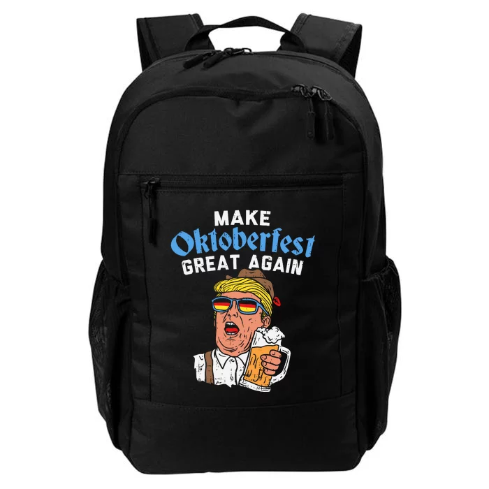 Make Oktoberfest Great Again Funny Trump Drink Beer Mug Gift Daily Commute Backpack