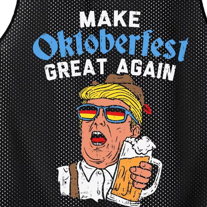 Make Oktoberfest Great Again Funny Trump Drink Beer Mug Gift Mesh Reversible Basketball Jersey Tank