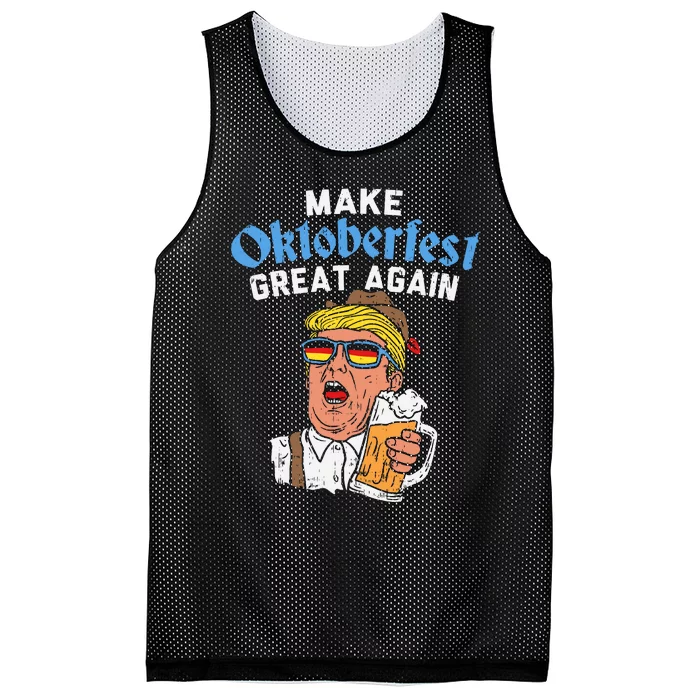 Make Oktoberfest Great Again Funny Trump Drink Beer Mug Gift Mesh Reversible Basketball Jersey Tank