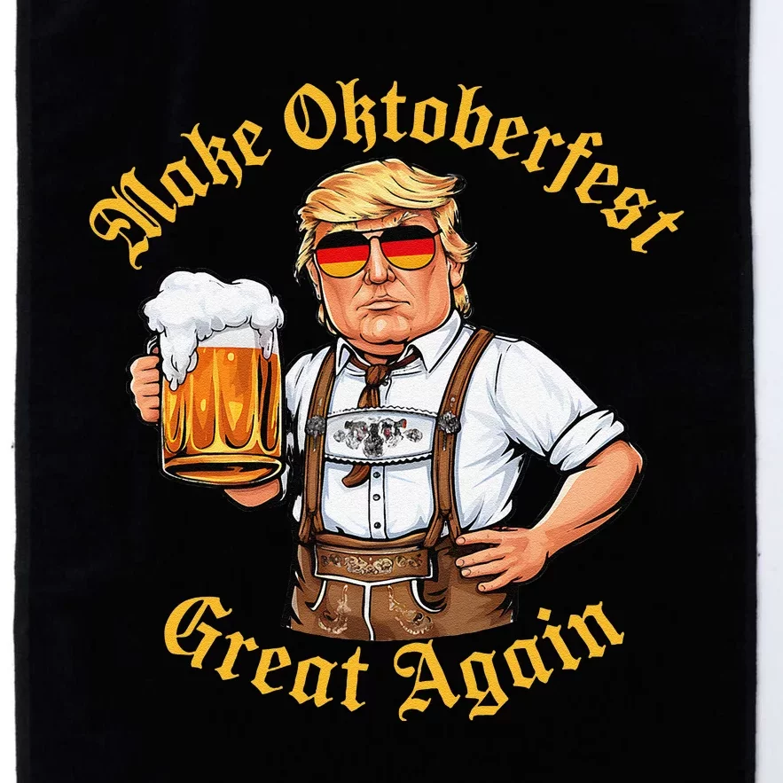 Make Oktoberfest Great Again Funny Trump Drink Beer Prost Gift Platinum Collection Golf Towel