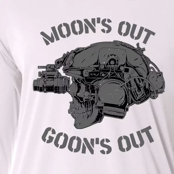 MOON'S OUT GOON'S OUT Skull Helmet NVGs Military 'S Cooling Performance Long Sleeve Crew