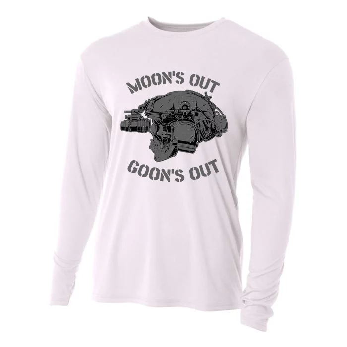 MOON'S OUT GOON'S OUT Skull Helmet NVGs Military 'S Cooling Performance Long Sleeve Crew