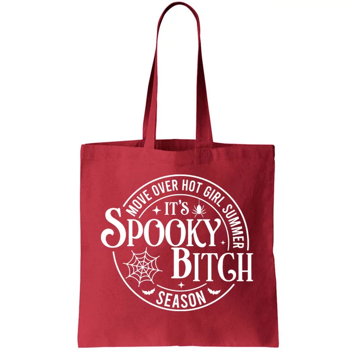 Move Over Girl Summer ItS Spooky Season Halloween Tote Bag