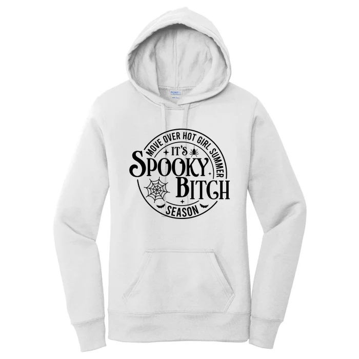 Move Over Girl Summer ItS Spooky Season Halloween Women's Pullover Hoodie