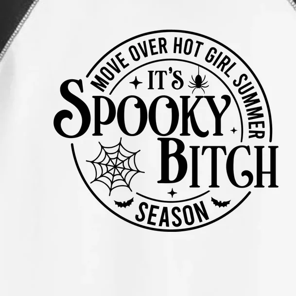 Move Over Girl Summer ItS Spooky Season Halloween Toddler Fine Jersey T-Shirt