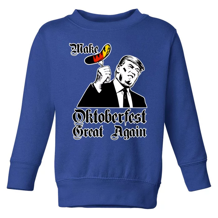 Make Oktoberfest Great Again Gery Flag Gift Beer Lovers Gift Toddler Sweatshirt