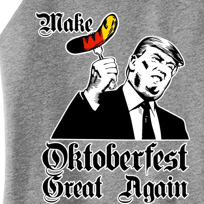 Make Oktoberfest Great Again Gery Flag Gift Beer Lovers Gift Women’s Perfect Tri Rocker Tank