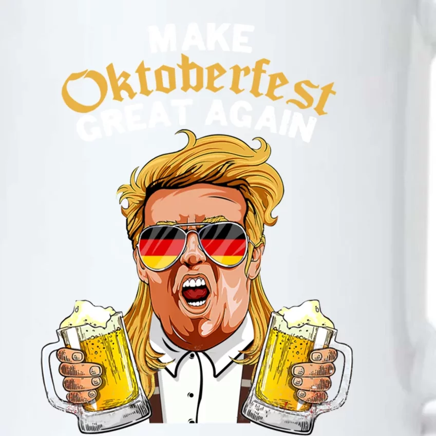 Make Oktoberfest Great Again Funny Trump Beer Mug Meaningful Gift Black Color Changing Mug