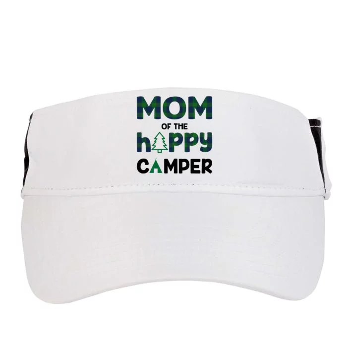 Mom of Happy Camper 1st Birthday Mom Adult Drive Performance Visor