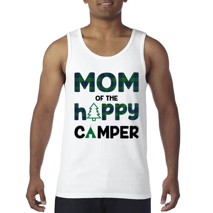 Mom of Happy Camper 1st Birthday Mom Tank Top