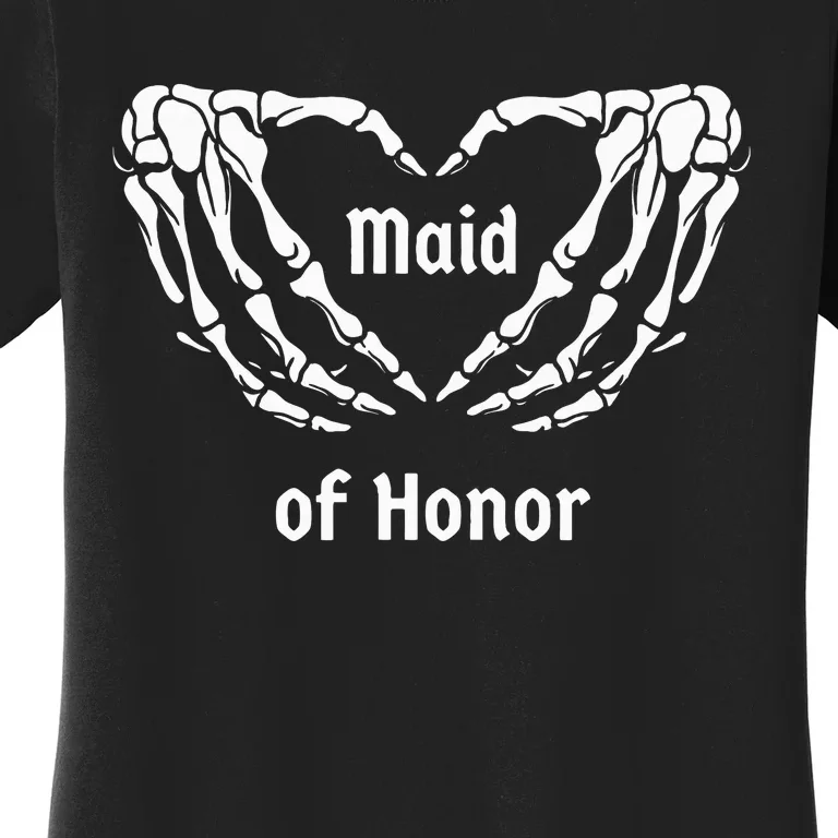 Maid Of Honor Halloween Bachelorette Party Engagement Women's T-Shirt