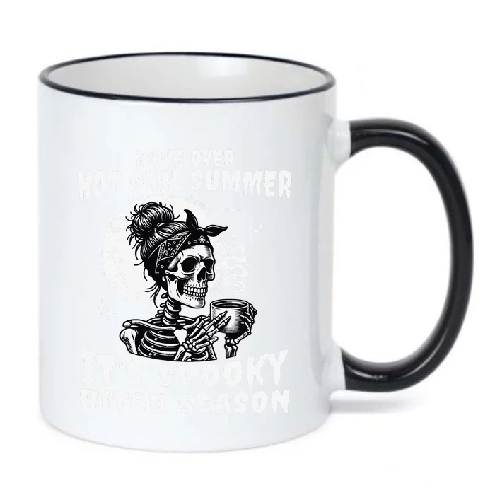 Move Over Hot Girl Summer Its Spooky Bitch Season Halloween Gift Black Color Changing Mug