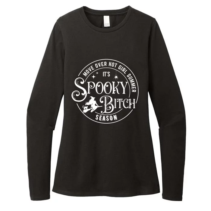 Move Over Hot Summer ItS Spooky Bitch Season S Funny Gift Womens CVC Long Sleeve Shirt