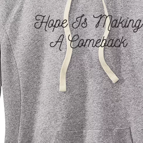 Michelle Obama Hope Is Making A Comeback Women's Fleece Hoodie