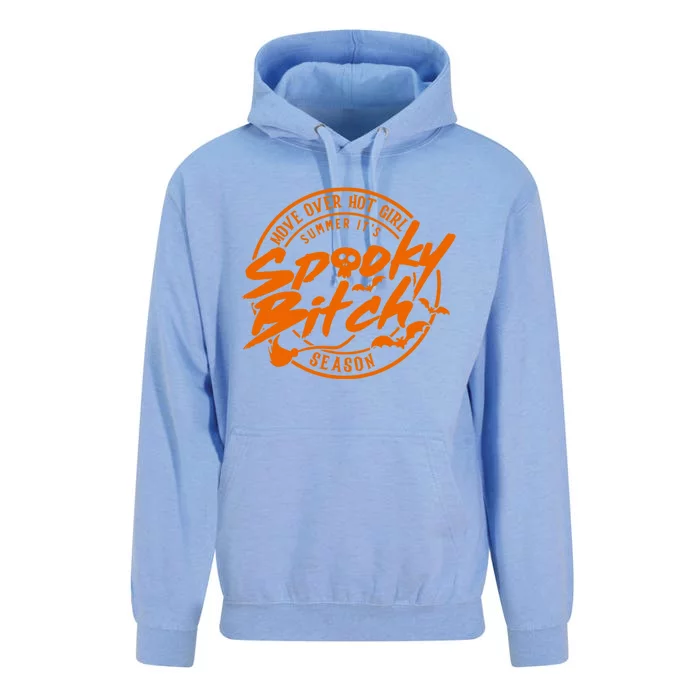 Move Over Hot Summer Its Spooky Bitch Season Halloween Cute Gift Unisex Surf Hoodie