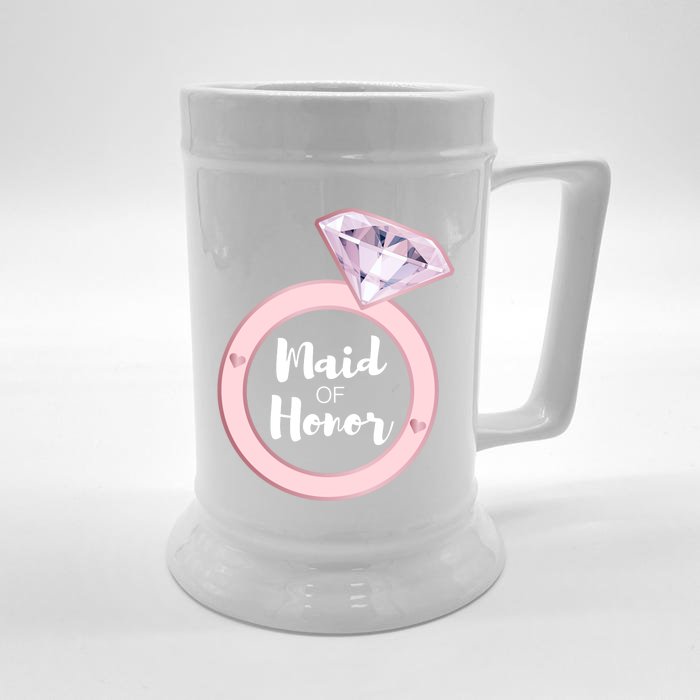 Maid Of Honor Great Gift Bachelorette Party Bridal Team Gift Front & Back Beer Stein