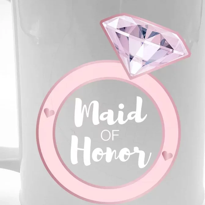 Maid Of Honor Great Gift Bachelorette Party Bridal Team Gift Front & Back Beer Stein