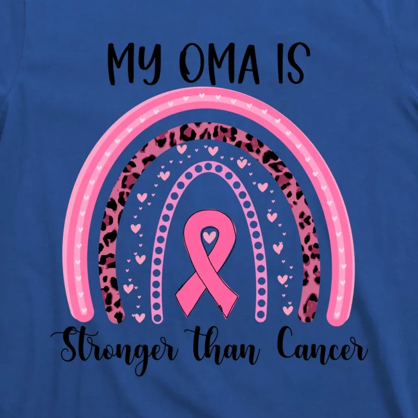 My Oma Is Stronger Than Cancer Breast Cancer Awareness Gift T-Shirt