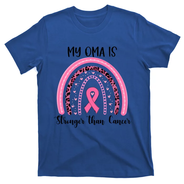 My Oma Is Stronger Than Cancer Breast Cancer Awareness Gift T-Shirt