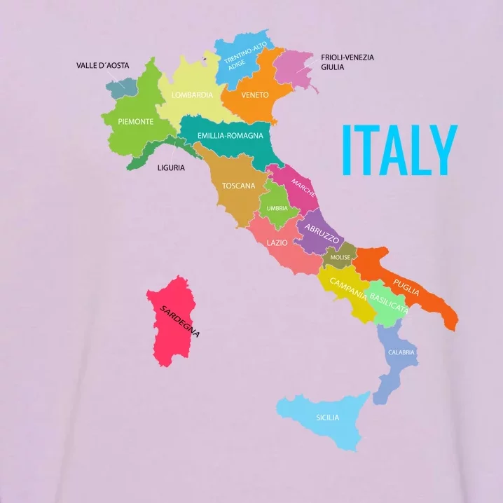 Map Of Italy Garment-Dyed Sweatshirt