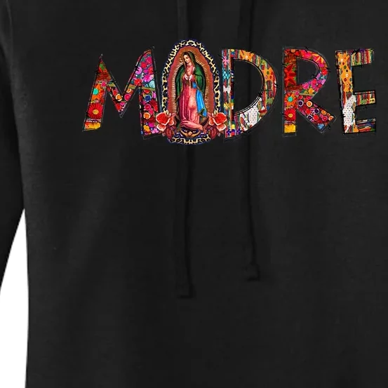 Madre Our Lady Virgen De Guadalupe Abuela Latina Mexican Women's Pullover Hoodie