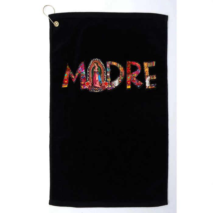 Madre Our Lady Virgen De Guadalupe Abuela Latina Mexican Platinum Collection Golf Towel