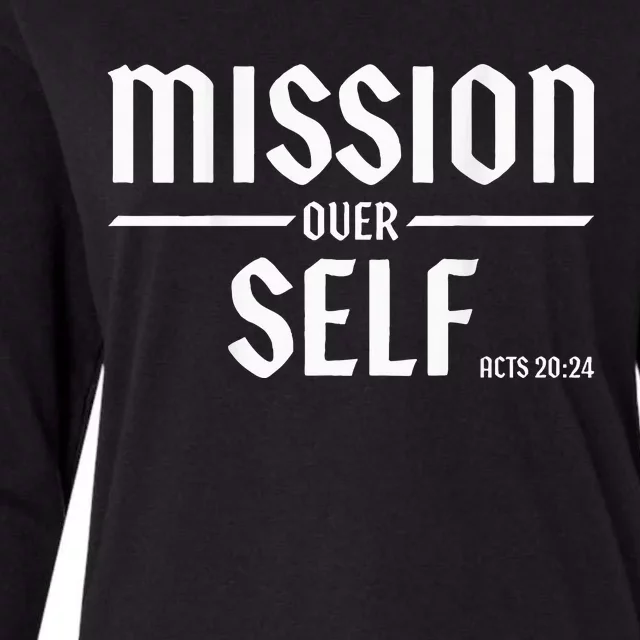 Mission Over Life Acts 2024 Womens Cotton Relaxed Long Sleeve T-Shirt