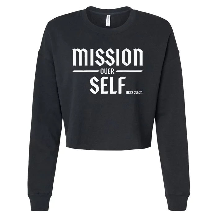 Mission Over Life Acts 2024 Cropped Pullover Crew