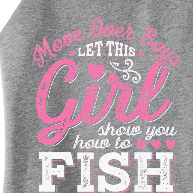 Move Over Let This Show You How To Fish Women’s Perfect Tri Rocker Tank