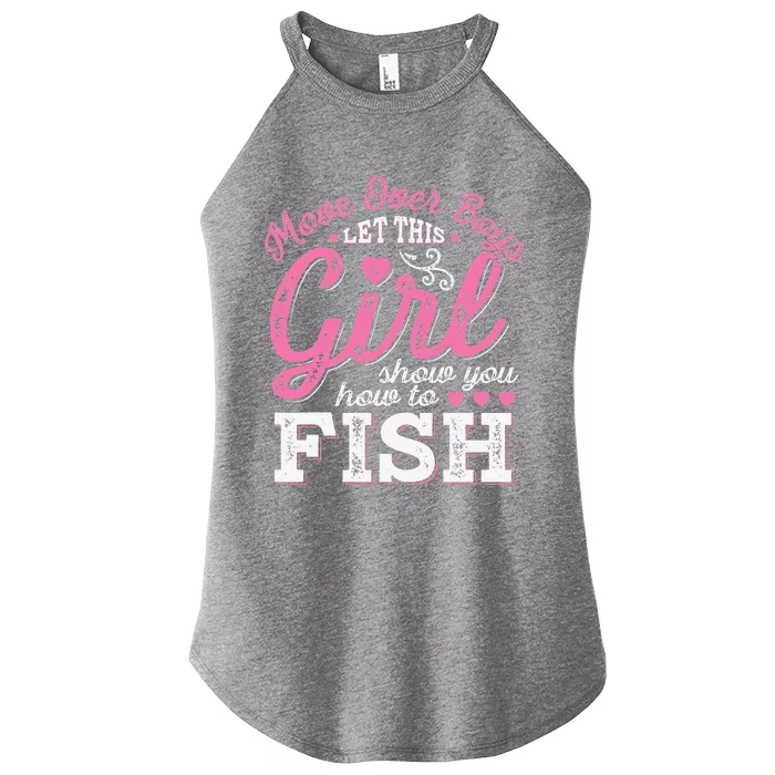 Move Over Let This Show You How To Fish Women’s Perfect Tri Rocker Tank