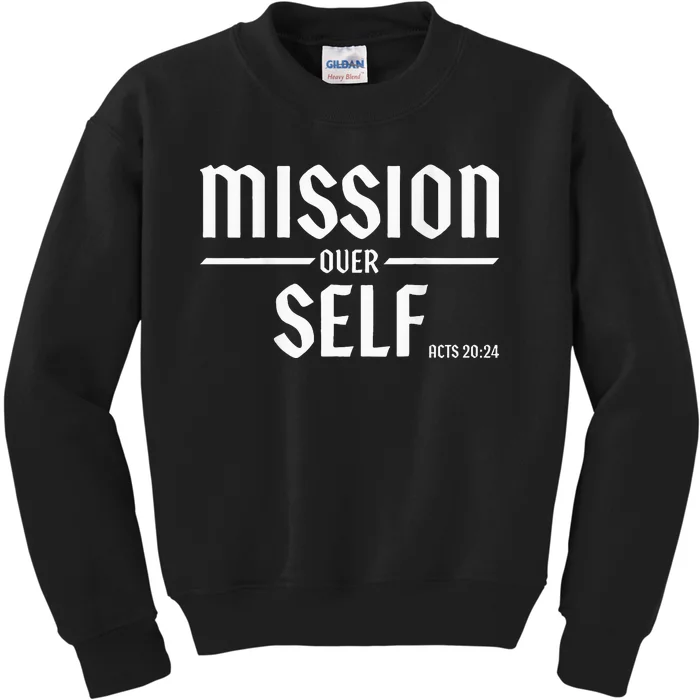 Mission Over Life Acts 2024 Kids Sweatshirt