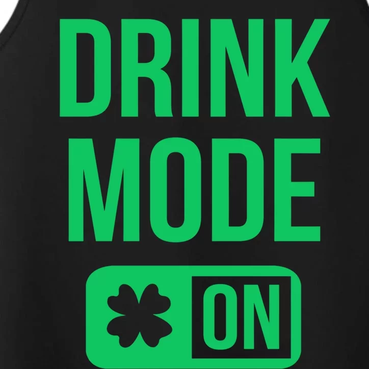 Mode On Lucky Shamrock St Patrick's Day Gift Performance Tank