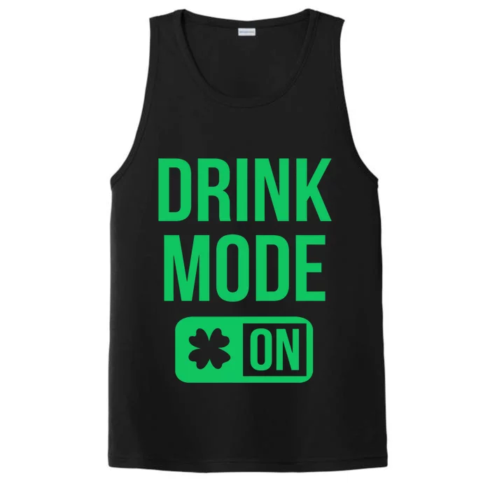 Mode On Lucky Shamrock St Patrick's Day Gift Performance Tank