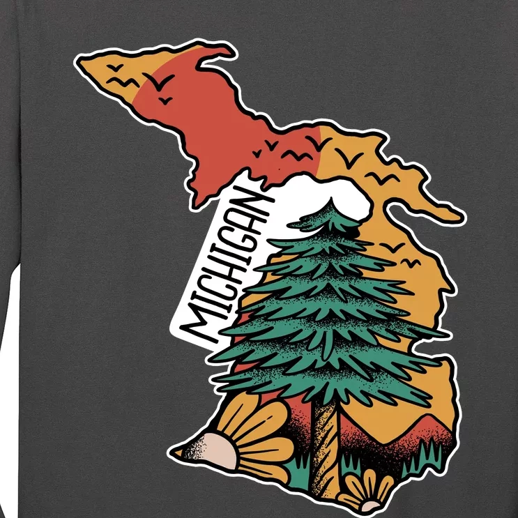 Michigan Outdoor Life Long Sleeve Shirt