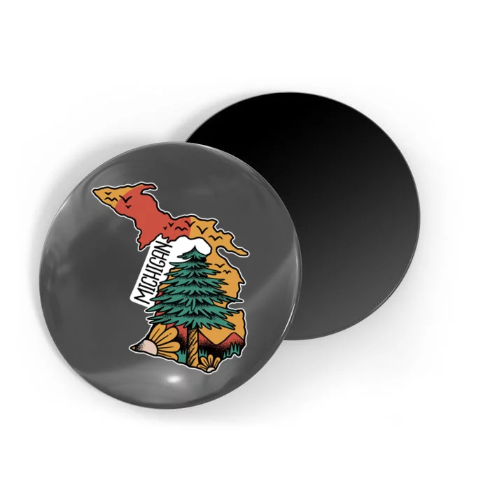 Michigan Outdoor Life Magnet