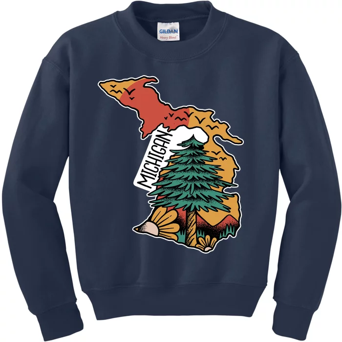 Michigan Outdoor Life Kids Sweatshirt