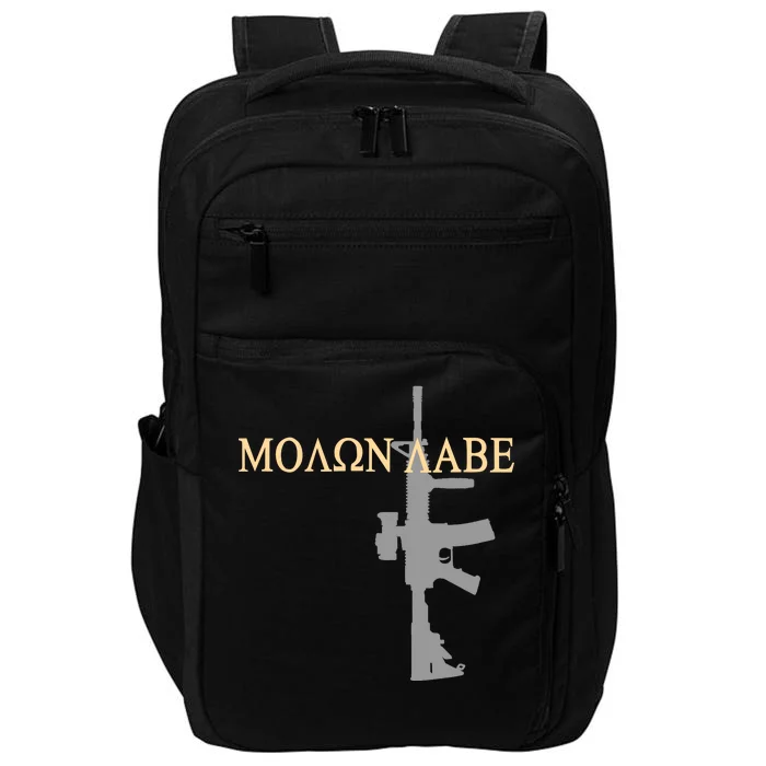 Molon Labe - Greek - Come and Take Impact Tech Backpack