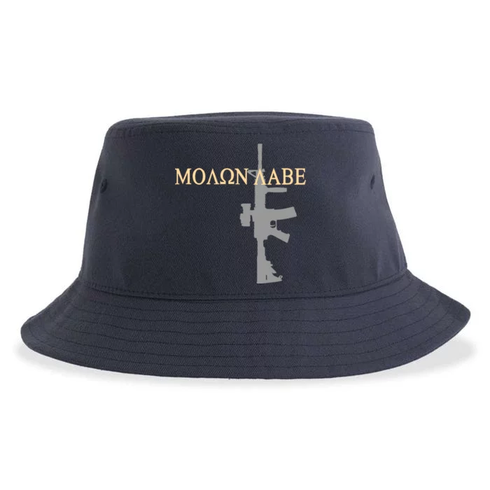 Molon Labe - Greek - Come and Take Sustainable Bucket Hat