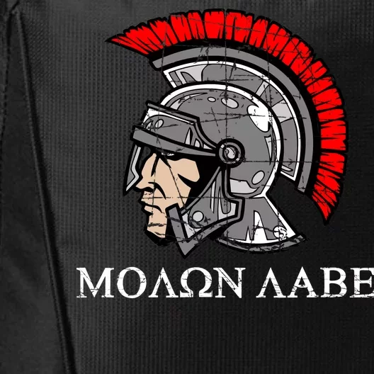 Molon Labe - Spartan Helmet Greek - Come and Take City Backpack