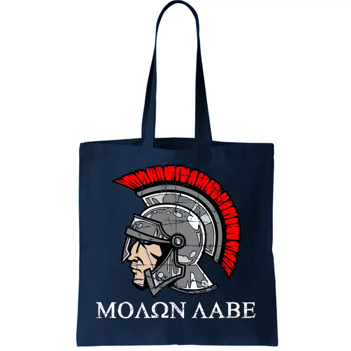 Molon Labe - Spartan Helmet Greek - Come and Take Tote Bag