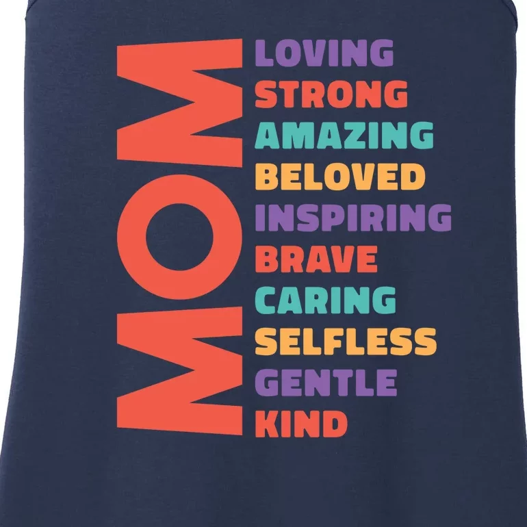 Mom Adjective Ladies Essential Tank